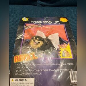nwt unopened Doggie Dress up angel costume perfect for dog or cat halo 😇 wings 🪽
